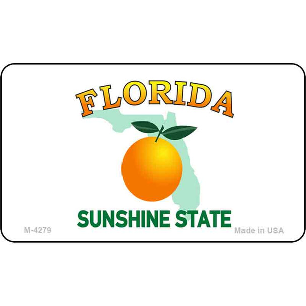 Florida Blank Background Wholesale Aluminum Magnet M-4279