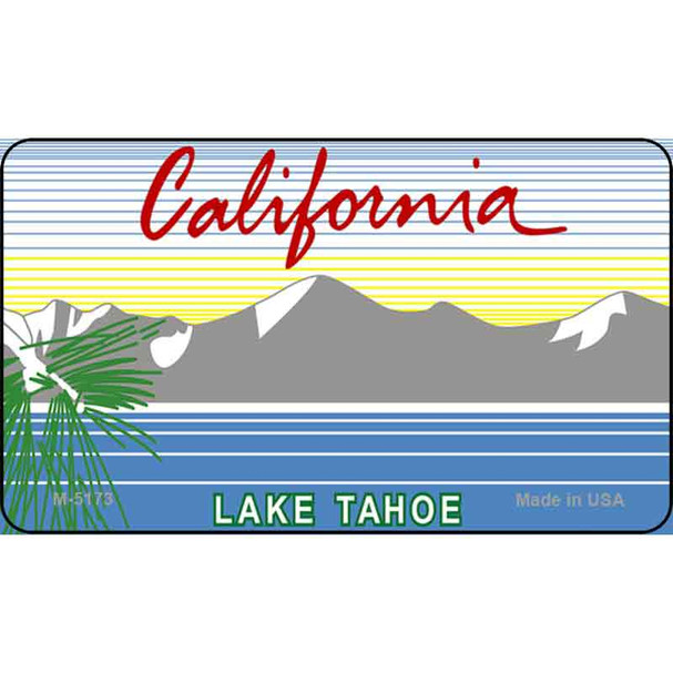California Lake Tahoe Blank Background Wholesale Aluminum Magnet M-5173