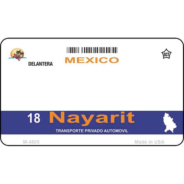 Nayarit Blank Background Wholesale Aluminum Magnet M-4805