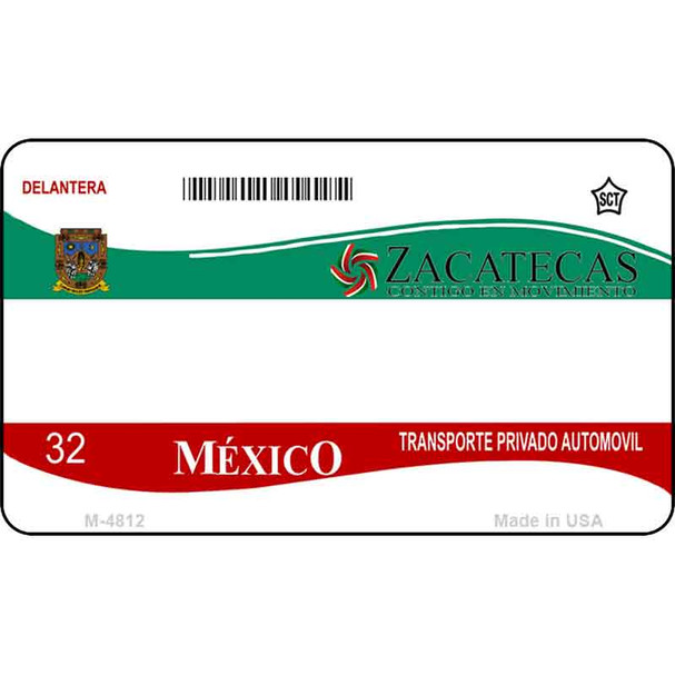 Zacatecas Blank Background Wholesale Aluminum Magnet M-4812