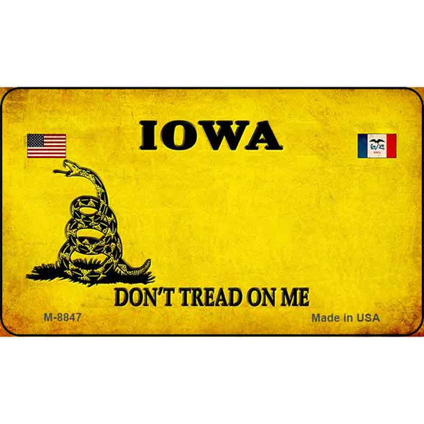 Iowa Do Not Tread Wholesale Aluminum Magnet M-8847