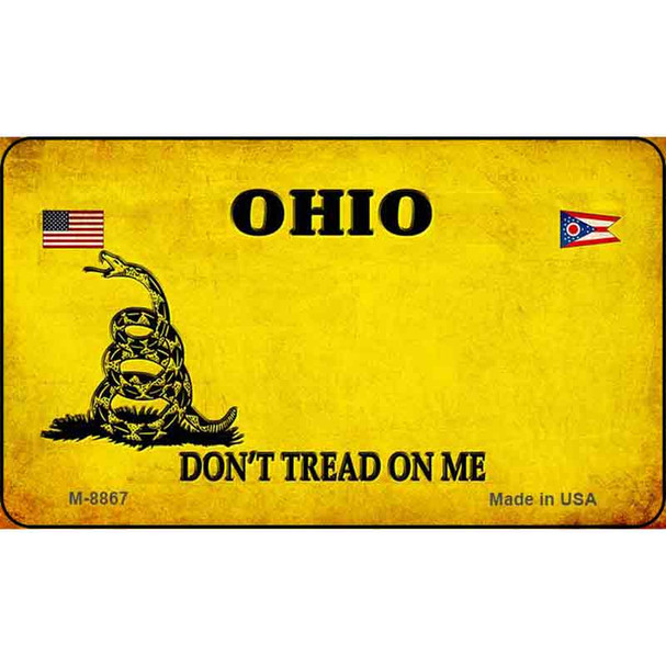 Ohio Do Not Tread Wholesale Aluminum Magnet M-8867