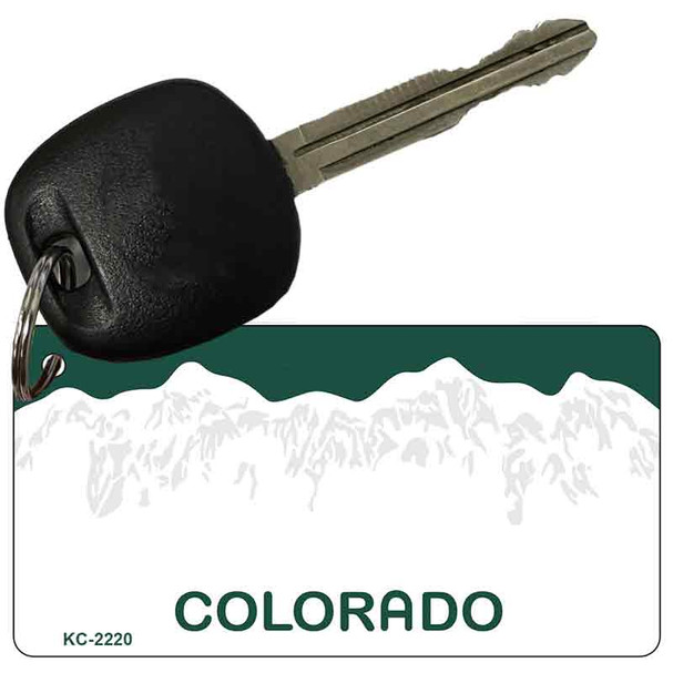 Colorado Blank Wholesale Aluminum Key Chain