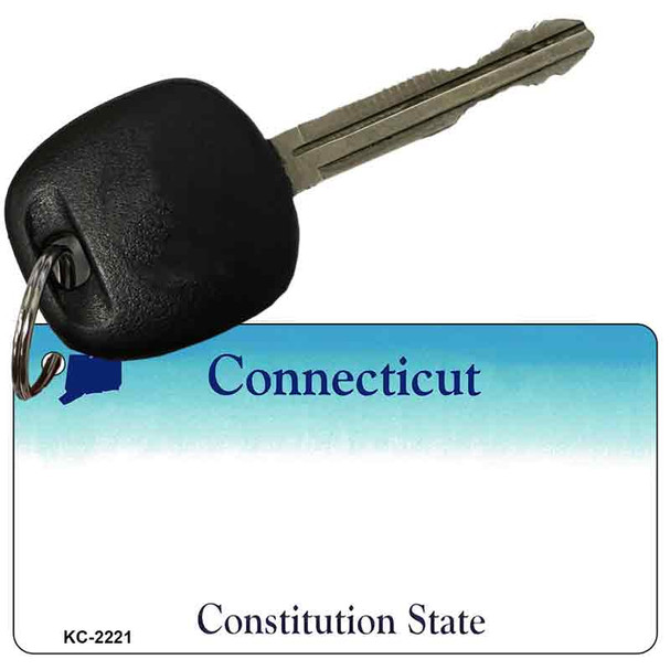 Connecticut Blank Wholesale Aluminum Key Chain