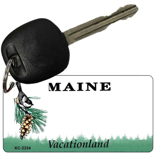 Maine Blank Wholesale Aluminum Key Chain