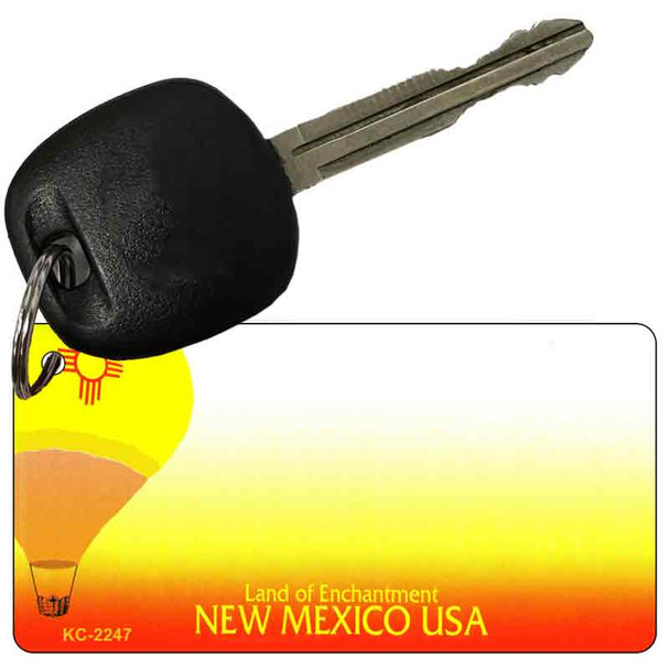 New Mexico Blank Wholesale Aluminum Key Chain