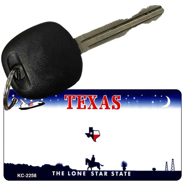 Texas Blank Wholesale Aluminum Key Chain