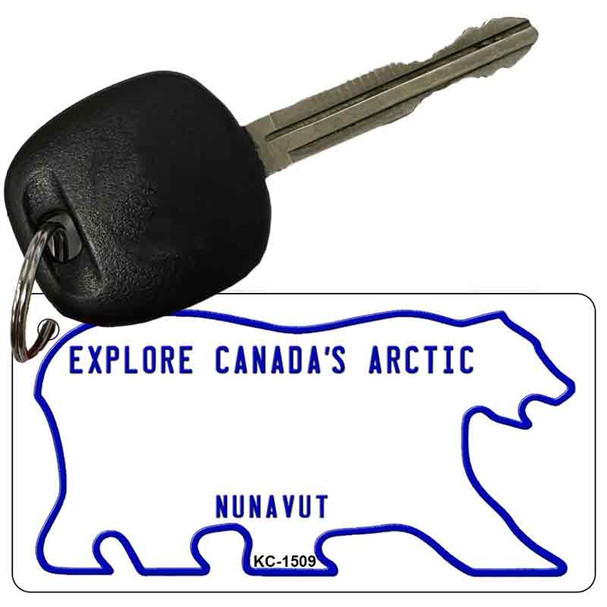 Nunavut Blank Wholesale Aluminum Key Chain