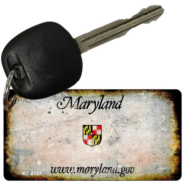 Maryland Rusty Blank Wholesale Aluminum Key Chain