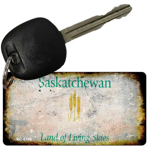 Saskatchewan Rusty Blank Wholesale Aluminum Key Chain