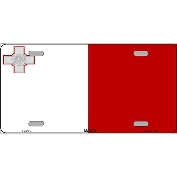 Malta Flag Wholesale Metal Novelty License Plate