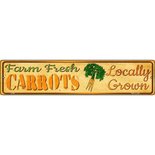 Farm Fresh Carrots Wholesale Novelty Metal Street Sign