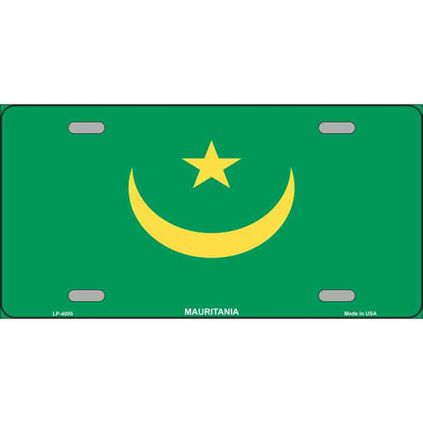 Mauritania Flag Wholesale Metal Novelty License Plate