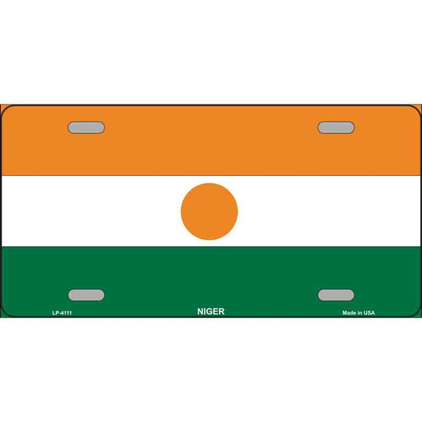 Niger Flag Wholesale Metal Novelty License Plate
