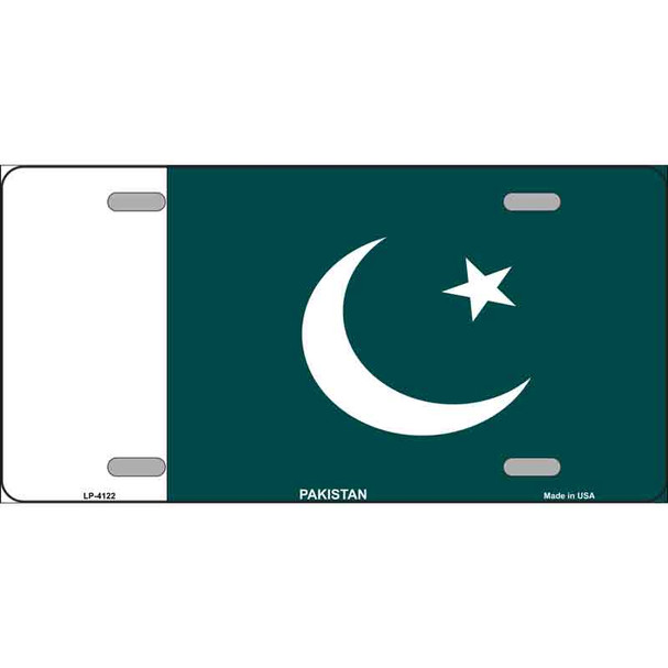 Pakistan Flag Wholesale Metal Novelty License Plate