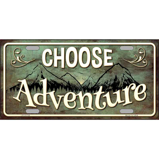 Choose Adventure Wholesale Novelty License Plate