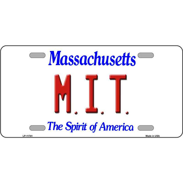 MIT Massachusetts Wholesale State License Plate
