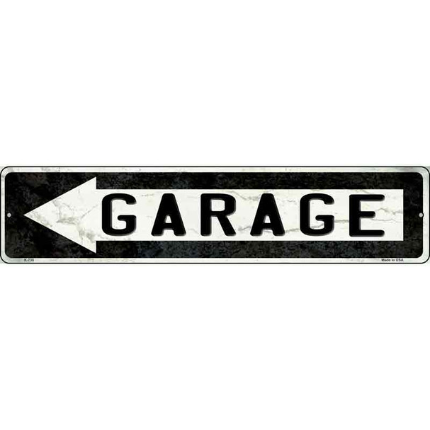 Garage to the Left Wholesale Novelty Street Sign