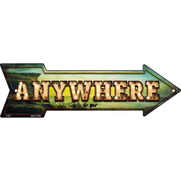 Anywhere Bulb Letters Wholesale Novelty Arrow Sign