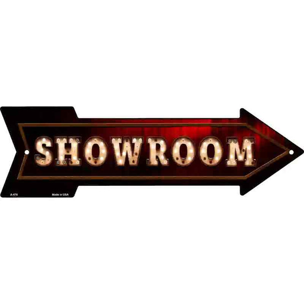 Showroom Bulb Letters Wholesale Novelty Arrow Sign