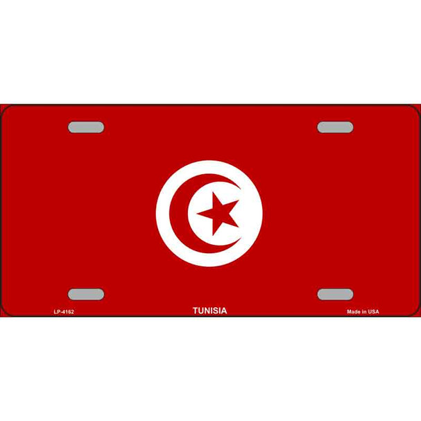 Tunisia Flag Wholesale Metal Novelty License Plate