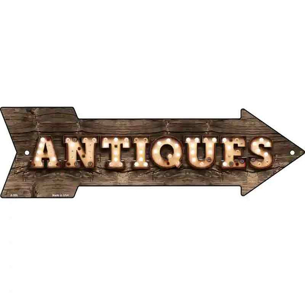 Antiques Bulb Letters Wholesale Novelty Arrow Sign