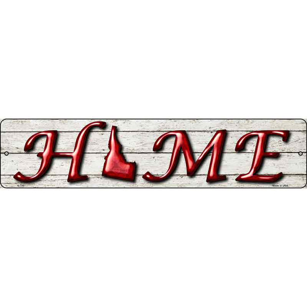 Idaho Home State Outline Wholesale Novelty Metal Street Sign