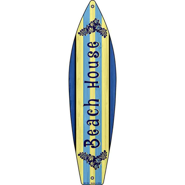 Beach House Wholesale Metal Novelty Surfboard Sign