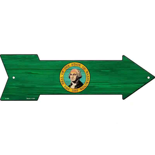 Washington State Flag Wholesale Novelty Arrow Sign