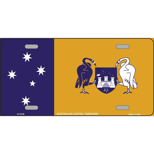 Australia Capital Territory Wholesale Metal Novelty License Plate