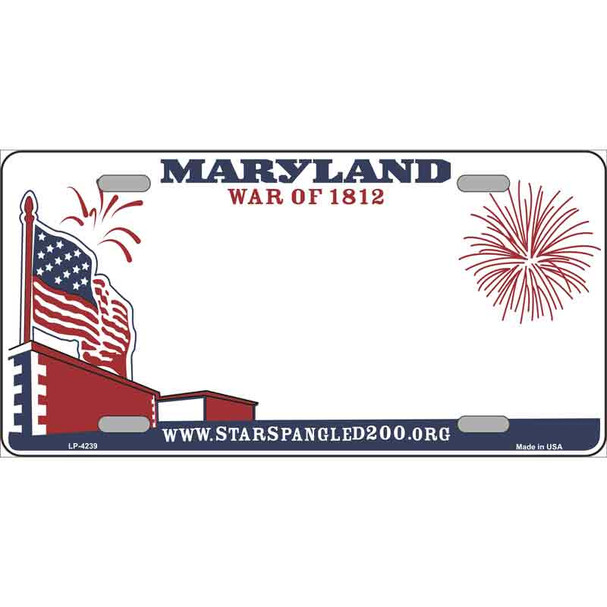 Maryland State Novelty Wholesale Metal License Plate
