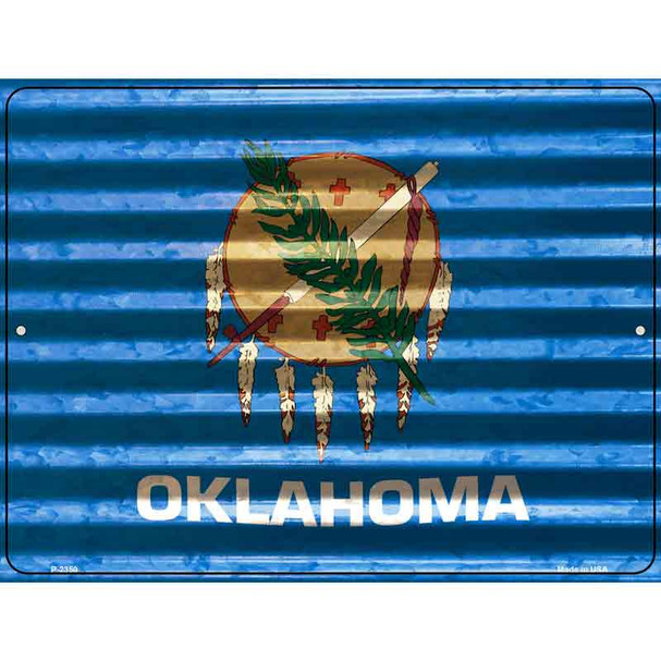 Oklahoma Flag Wholesale Novelty Parking Sign