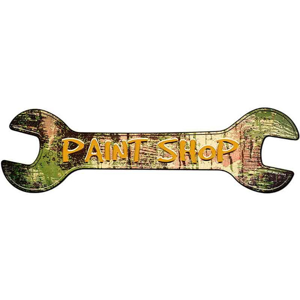 Paint Shop Wholesale Novelty Metal Wrench Sign