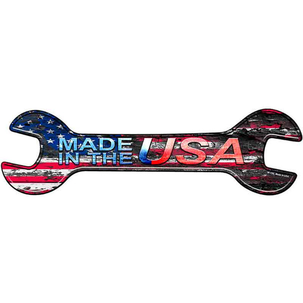 Made In The USA Wholesale Novelty Metal Wrench Sign