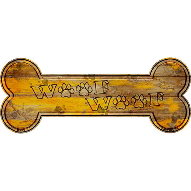 Woof Woof Novelty Bone Magnet B-015