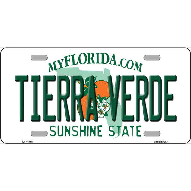 Tierra Verde Florida Wholesale Novelty License Plate