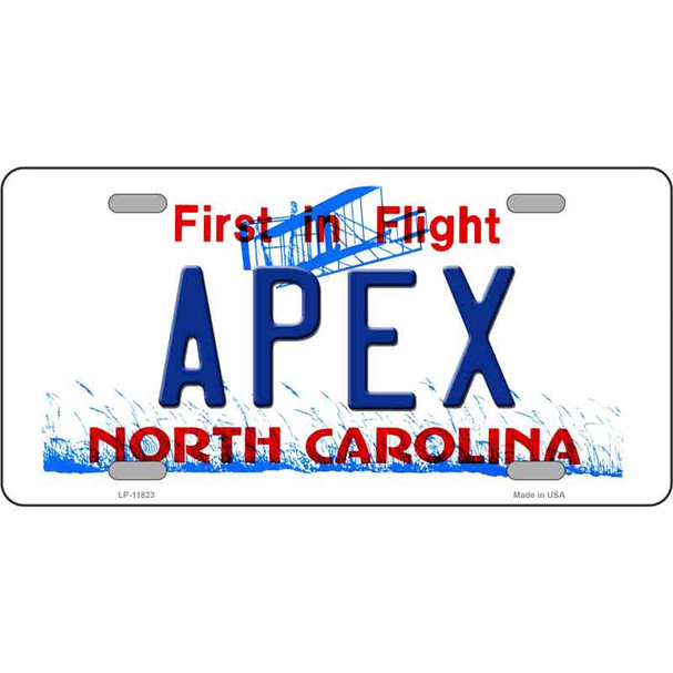 Apex North Carolina Wholesale Novelty License Plate