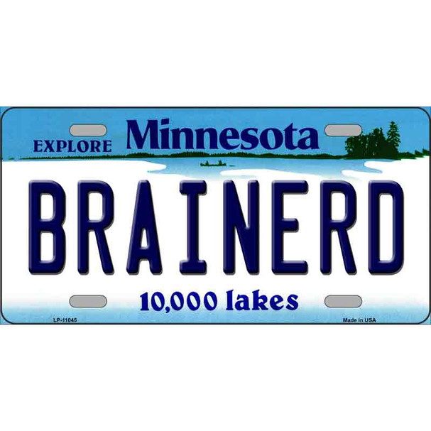 Brainerd Minnesota State Novelty Wholesale License Plate