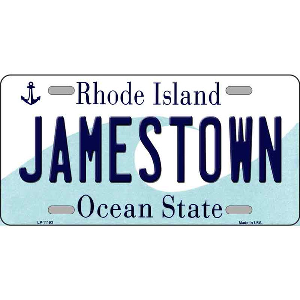 Jamestown Rhode Island State License Plate Novelty Wholesale License Plate