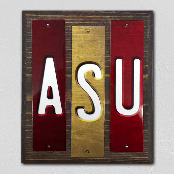 ASU Wholesale Novelty Colored Strips Wood Signs Wholesale Novelty License Plate Strips Wood Sign