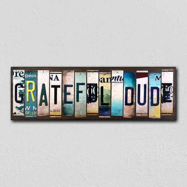 Grateful Dude Wholesale Novelty License Plate Strips Wood Sign WS-472