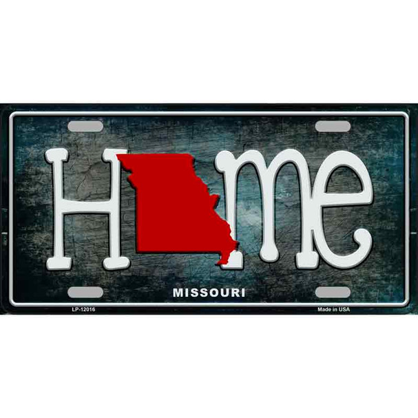 Missouri Home State Outline Wholesale Novelty License Plate