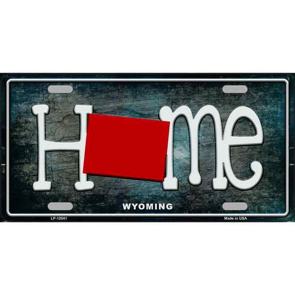 Wyoming Home State Outline Wholesale Novelty License Plate