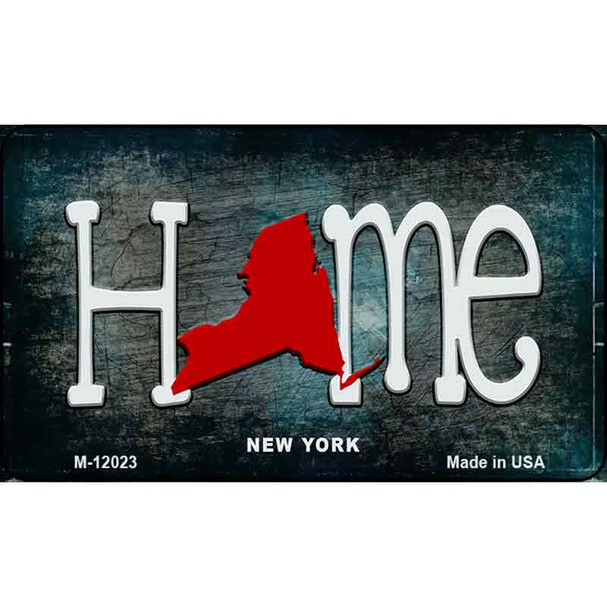 New York Home State Outline Wholesale Novelty Magnet M-12023