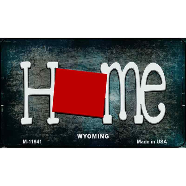 Wyoming Home State Outline Wholesale Novelty Magnet M-12041