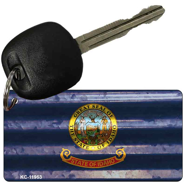 Idaho Corrugated Flag Wholesale Novelty Key Chain