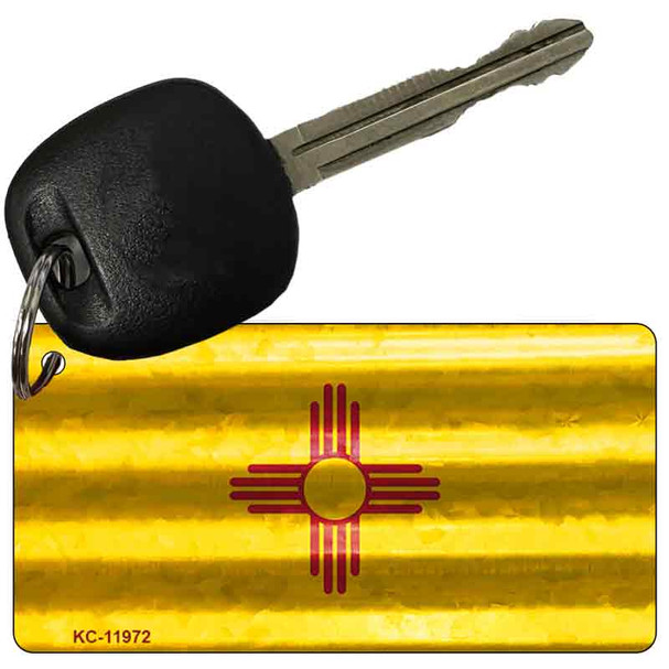 New Mexico Corrugated Flag Wholesale Novelty Key Chain