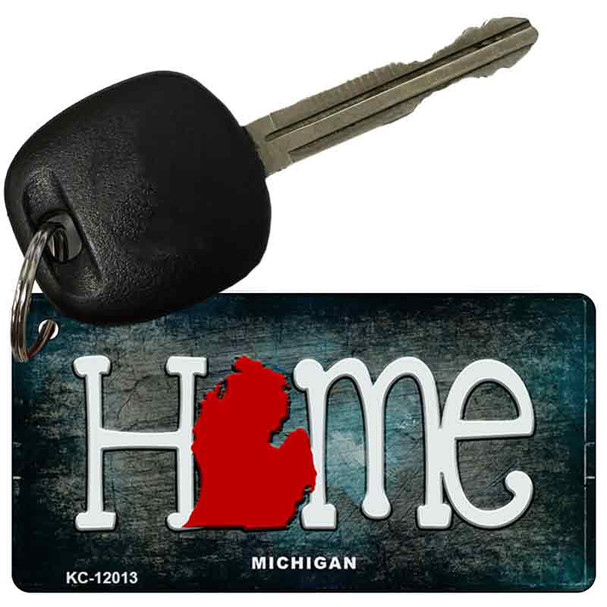 Michigan Home State Outline Wholesale Novelty Key Chain