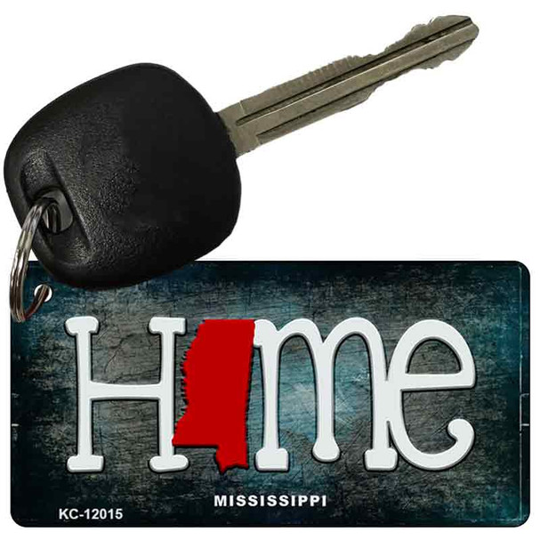 Mississippi Home State Outline Wholesale Novelty Key Chain