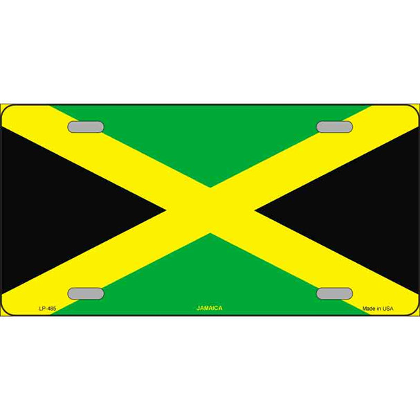 Jamaica Flag Wholesale Metal Novelty License Plate